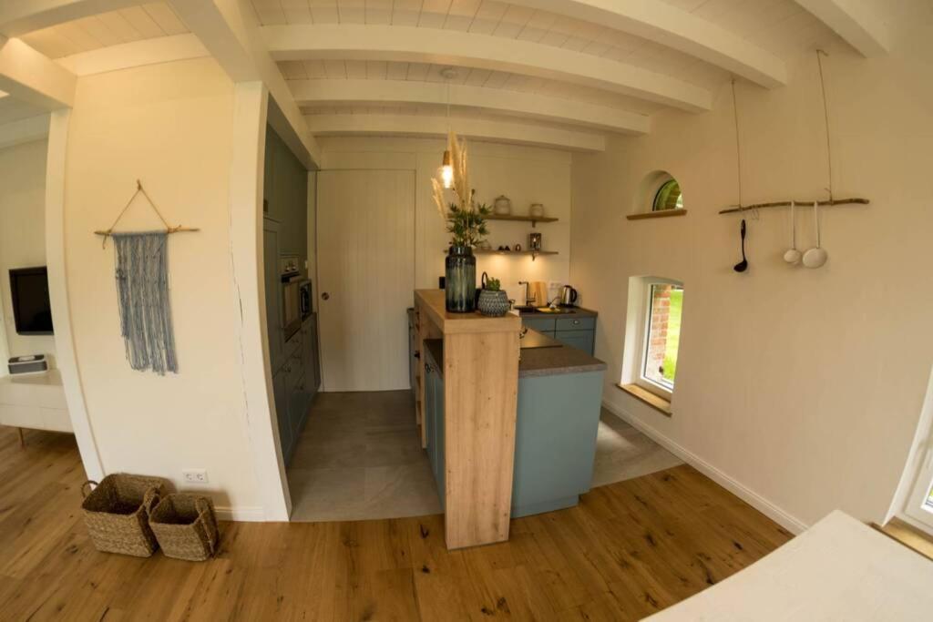 Zum Heuerling Ferienwohung Im Alten Stall Mit Sauna Versmold 外观 照片