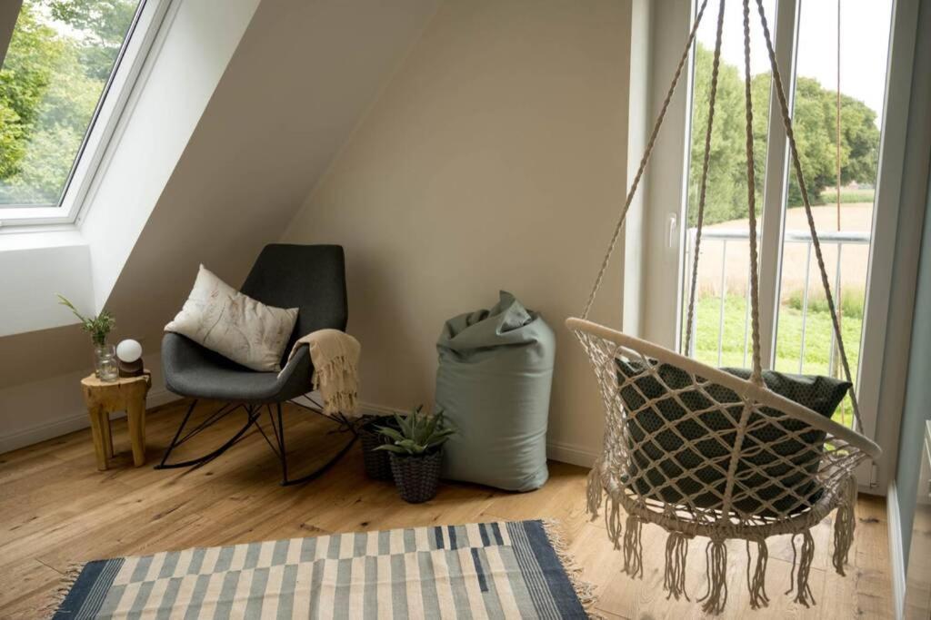 Zum Heuerling Ferienwohung Im Alten Stall Mit Sauna Versmold 外观 照片